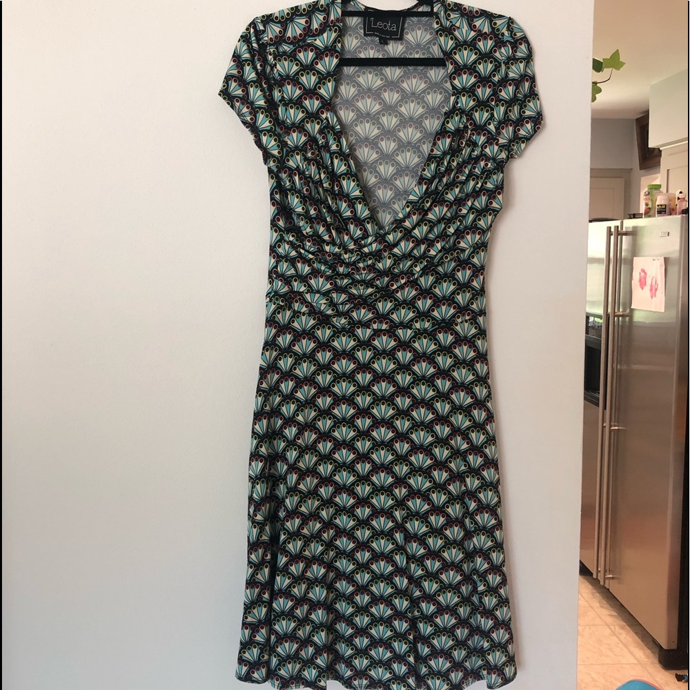 Leota scallop pattern dress